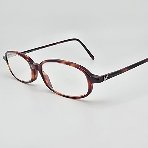 Emporio Armani 591 275 Tortoise Eyeglasses Frame Italy 51-16-140 - Picture 1 of 12